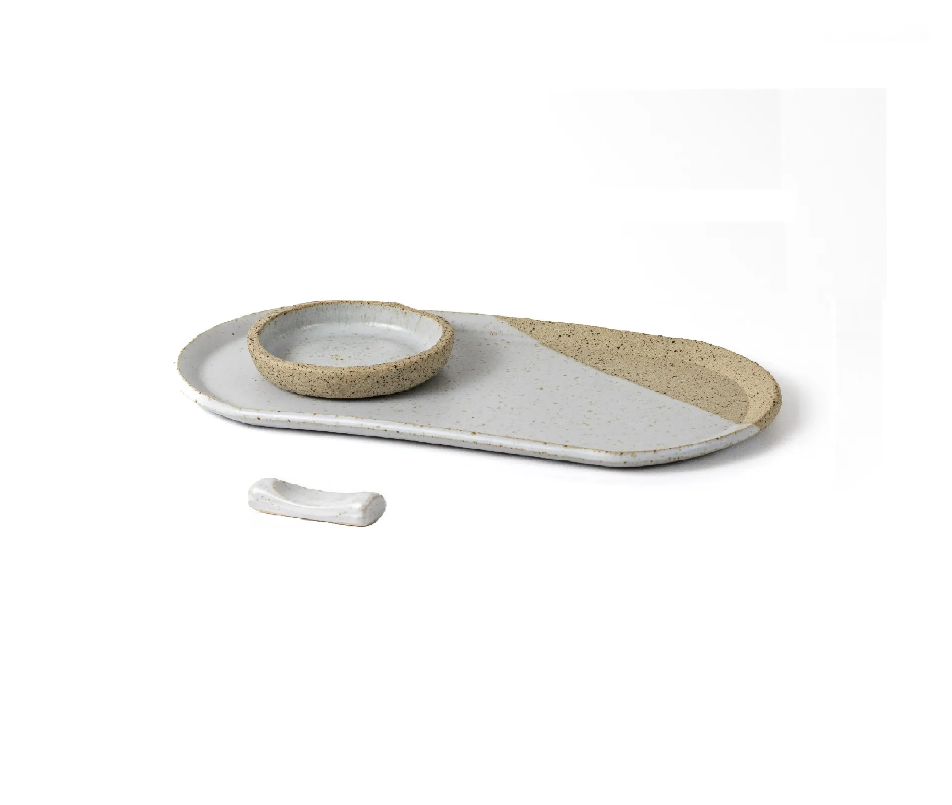 Kit Sushi 3 peças (Branco Nuvem)